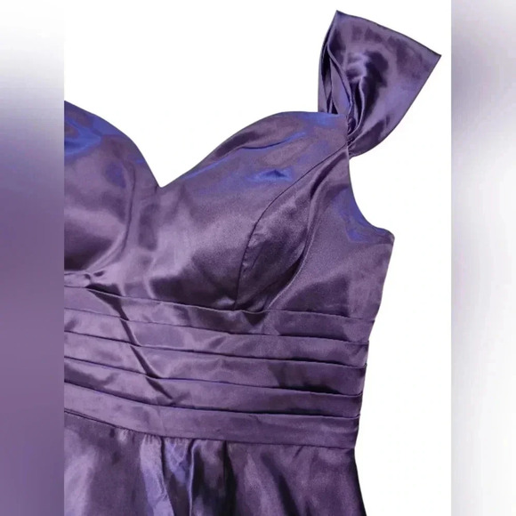 Witness of Love NWT Plum/Purple Maxi Sleeveless Corset Dress Size 14 - Picture 6 of 11